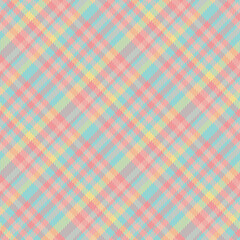 Seamless tartan plaid pattern in Green Yellow and Pink Color.