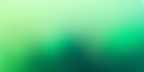 Green hues in a blurry, gradient backdrop