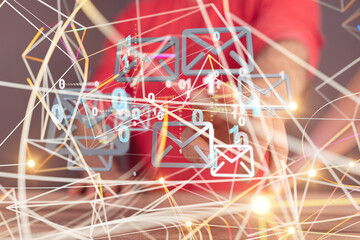 Mail Communication Connection message to mailing