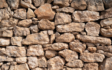 wall with stone Background