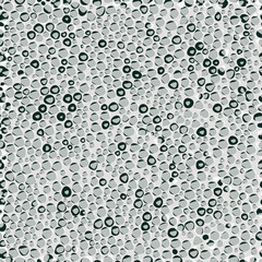 Bubble wrap seamless repeat pattern of circles, points. Vector.