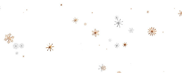 Winter christmas sky with falling snow