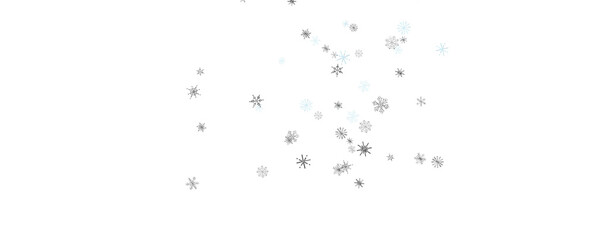 Snowflakes Falling On Snow - Winter Banner