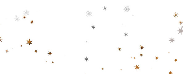 Glossy 3D Christmas star icon. Design element for holidays.