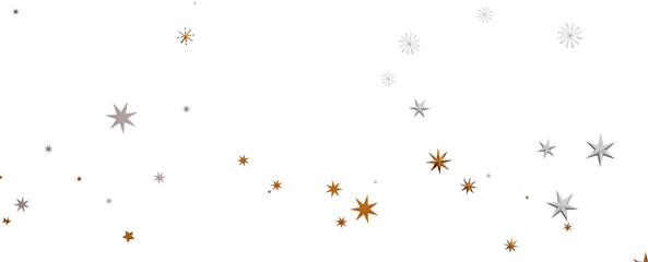 stars background, sparkle lights confetti falling. magic shining Flying christmas stars on night