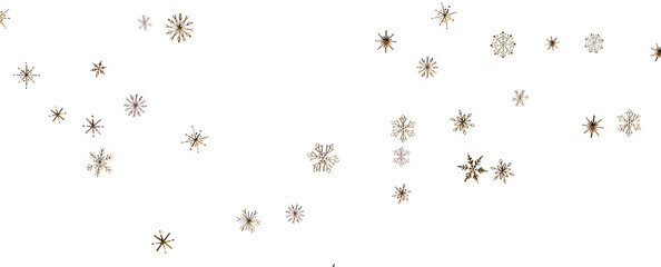 Christmas background design of snowflake and snow falling in the winter 3d illustration