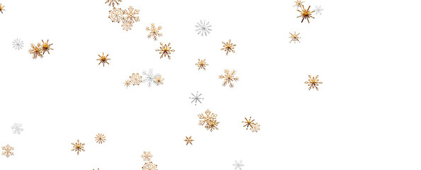The winter background, falling snowflakes