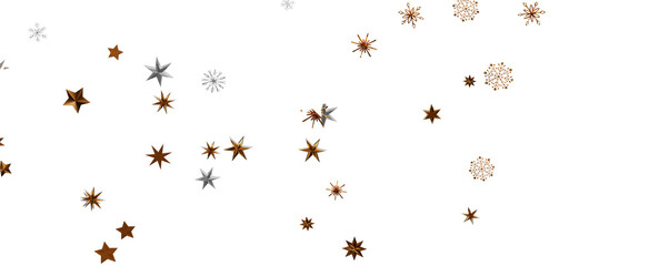 stars background, sparkle lights confetti falling. magic shining Flying christmas stars on night