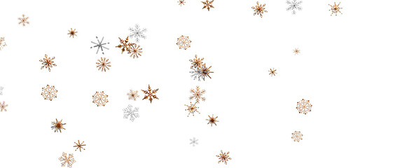 Winter christmas sky with falling snow