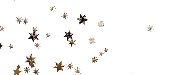 stars. Confetti celebration, Falling golden abstract decoration for party, birthday celebrate,