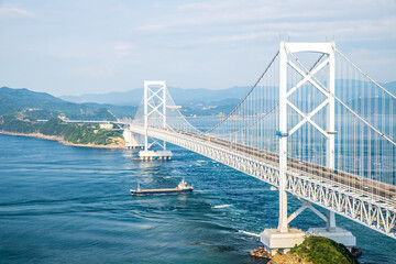 徳島県　大鳴門橋と鳴門海峡
