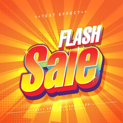 editable flash sale promo text effect perfect for promotional tools purposes.typhography logo