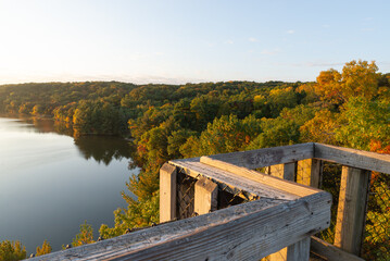 Overlook at Starved Rock.