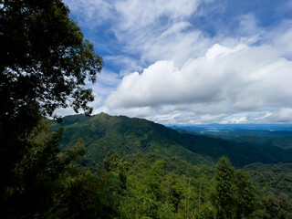 Fototapeta premium View of Thong Pha Phum National Park in Kanchanaburi , Thailand