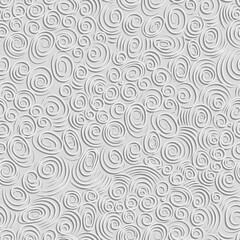 vector shadow seamless wallpaper with spirals. abstract background pattern