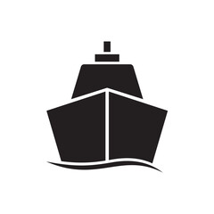 Ship icon vector illustration. shipping symbol vector