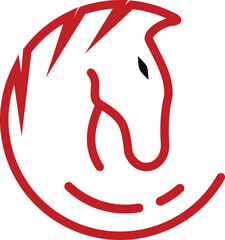 line art,horse logo line art