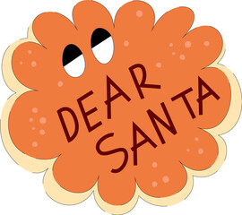 Christmas Cookie Cartoon Character Illustration