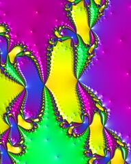 Abstract art colorful fractal background
