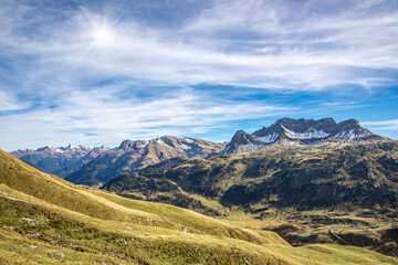 landscape of the mountains - austrian alps