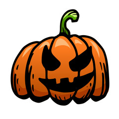 halloween pumpkin head