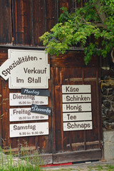 kleinwalsertal, spezialitäten-verkauf