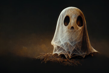 Spooky ghost Halloween Evil spirit Phantom white cloth