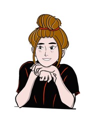 illustration - Differences in facial expressions and emotions