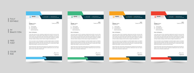 Corporate Business Letterhead  Pad Design