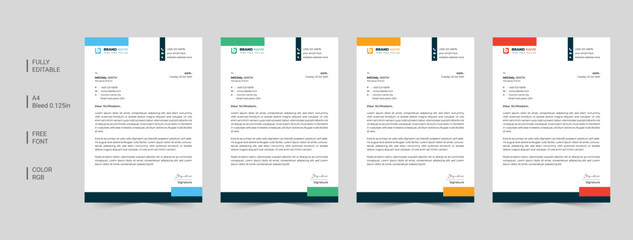 Corporate Business Letterhead  Pad Design