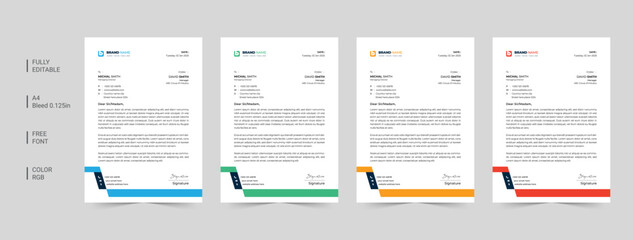 Corporate Business Letterhead  Pad Design