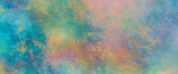 Colorful grunge paper texture background. Old metal wall texture background with scratches and dots. Beautiful concrete wall. Rustic background. Watercolor fantastic and grungy background.