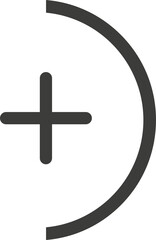 Fototapeta premium Add ui icon 