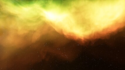 Fototapeta premium Space nebula, for use with projects on science, research, and education. Illustration 