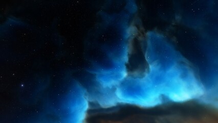 Space nebula, for use with projects on science, research, and education. Illustration

