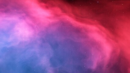 Deep space nebula with stars. Bright and vibrant Multicolor Starfield Infinite space outer space background with nebulas and stars. Star clusters, nebula outer space background 3d render
