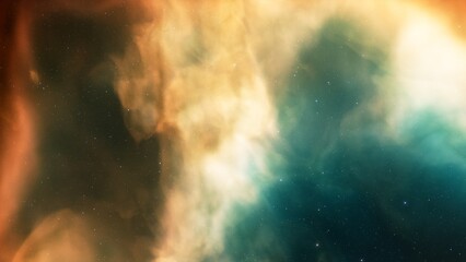 nebula gas cloud in deep outer space
