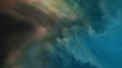 Fototapeta premium nebula gas cloud in deep outer space 