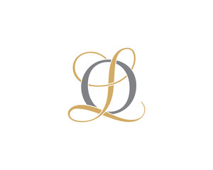 Fototapeta premium Letter O and L Logo Icon 001