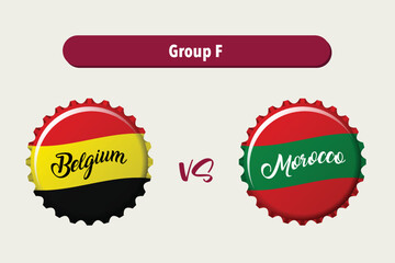 Belgium VS Morocco Soccer Scoreboard