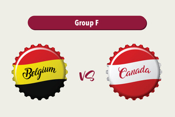 Belgium VS Canada Soccer Scoreboard