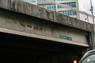 Obraz premium piedmont av sign atlanta