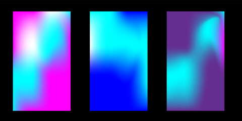 Fototapeta premium Colorful abstract background. Creative graphic design with blurred gradient mesh backdrop. Vector illustration.