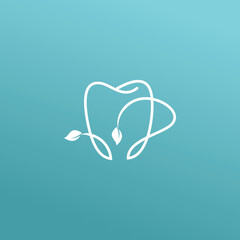 Simple Healthy Teeth Logo Design