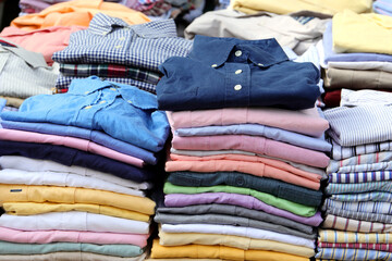 cotton shirts for sale in the fashion store