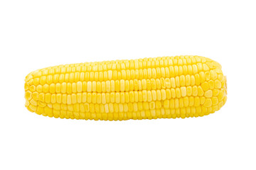 Corn isolated on white background with clipping path