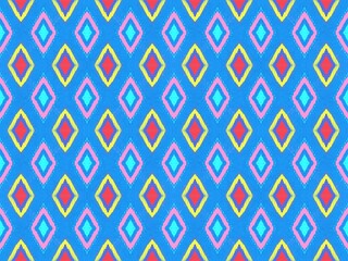 Fabric of Oriental ethnic colorful texture traditional  is seamless pattern 
Design for background,carpet,wallpaper,clothing,wrapping,batik,element embroidery style,
illustration