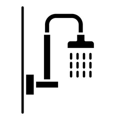 Shower Glyph Icon
