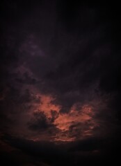 Naklejka premium time lapse clouds