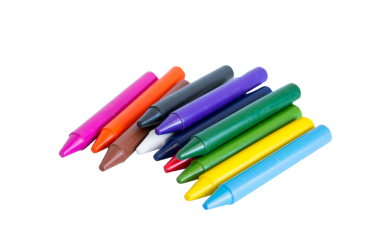 Wax crayons